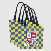 County Longford Chequered Canvas Tote Bag Set