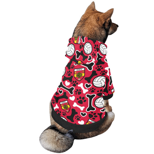 County Down Pooch Pattern Pet Hoodie