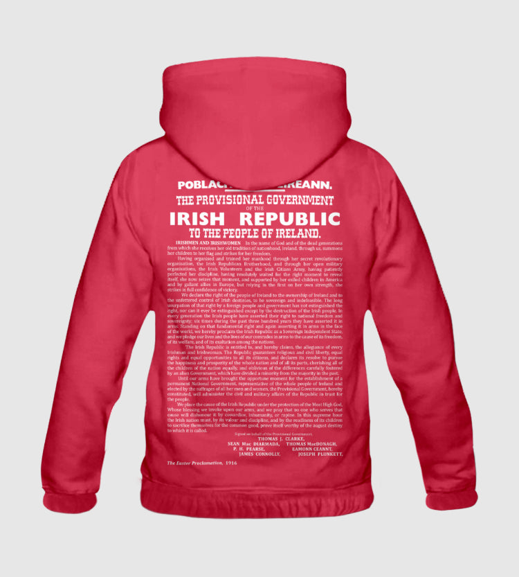 County Derry 1916 Proclamation Hoodie - Kids