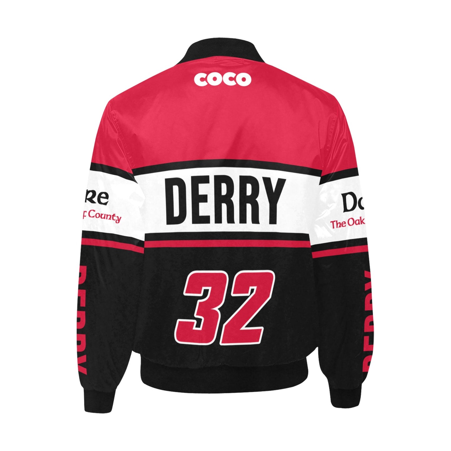 County Derry Vintage Quilted Bomber Jacket