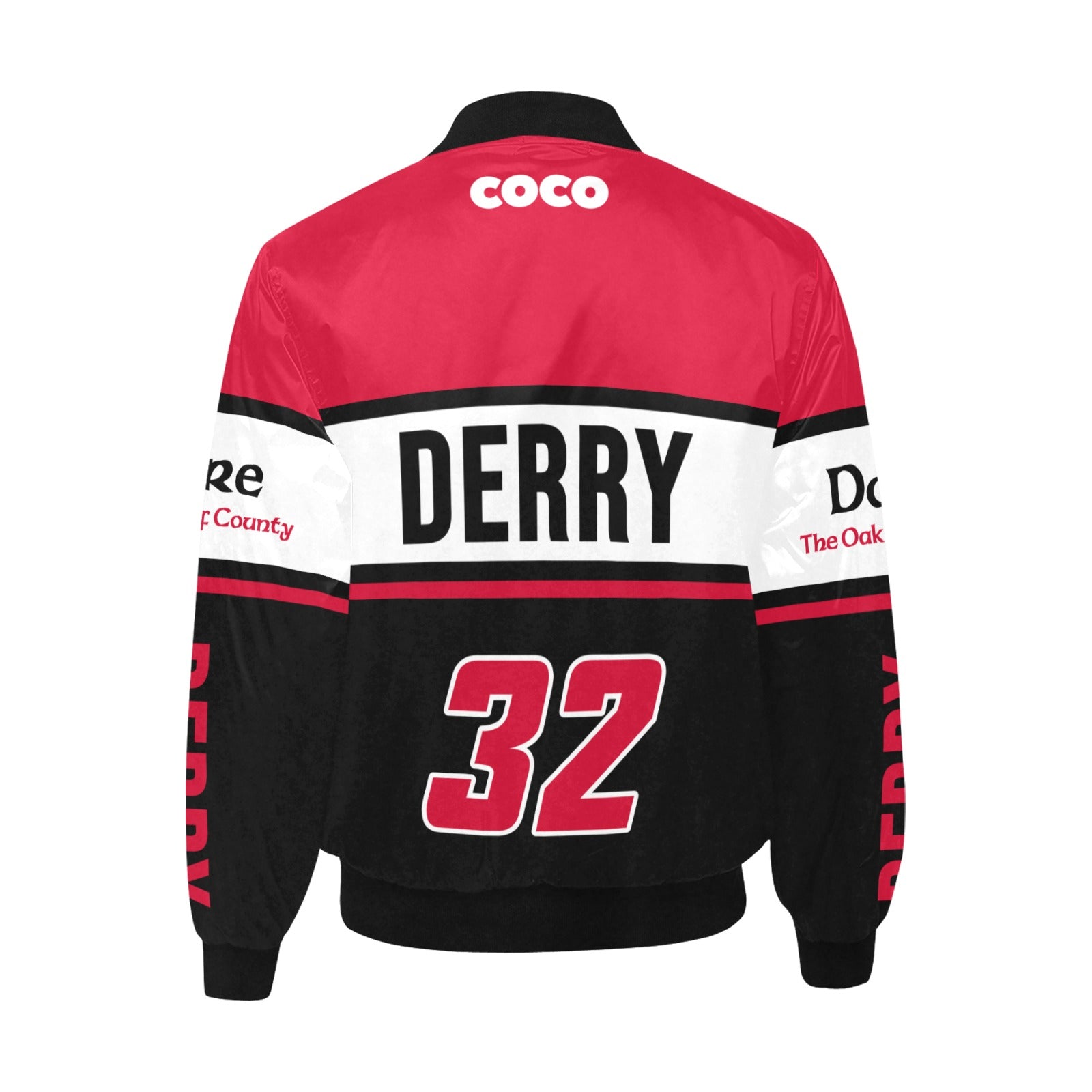 County Derry Vintage Quilted Bomber Jacket