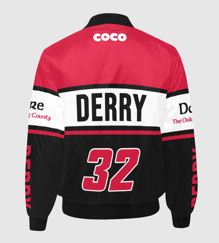 County Derry Vintage Quilted Bomber Jacket