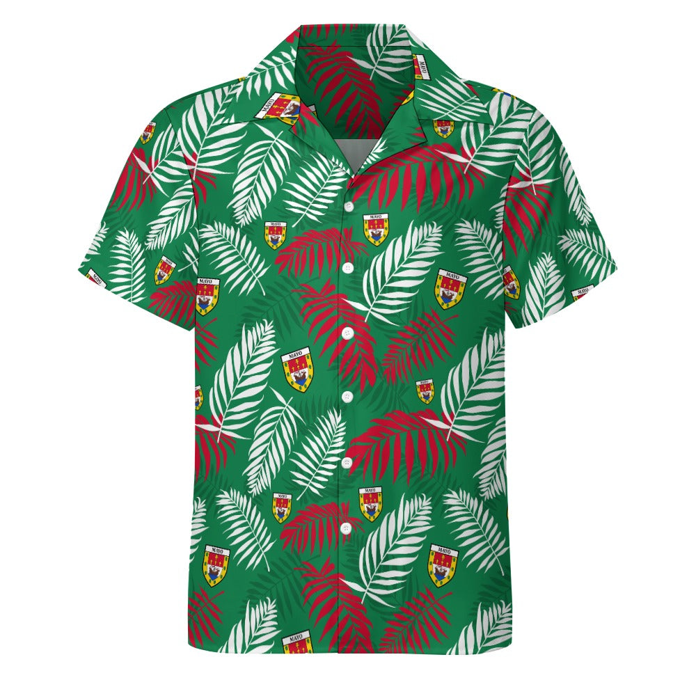 County Mayo Hawaiian Button Up Shirt - Adults 4XL
