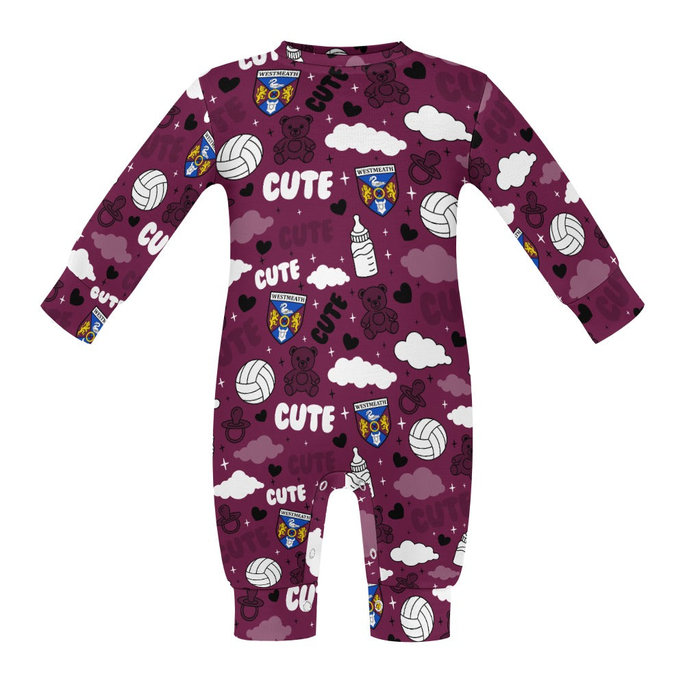 County Westmeath Cute Baby Sleepsuit