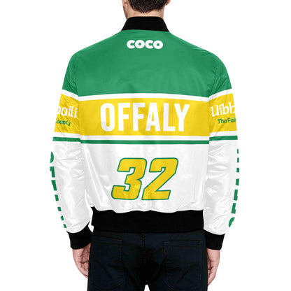 County Offaly Vintage Quilted Bomber Jacket