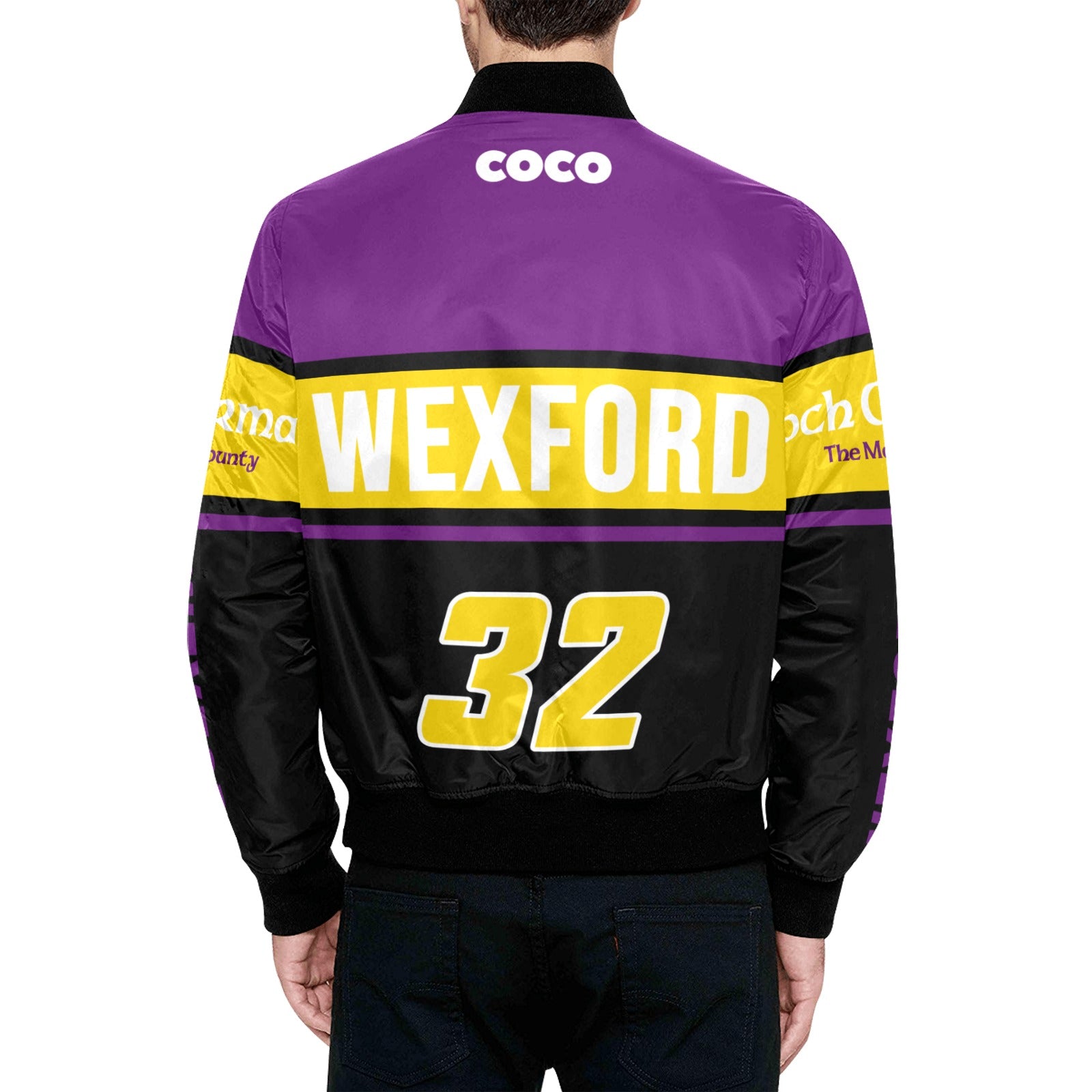 County Wexford Vintage Quilted Bomber Jacket