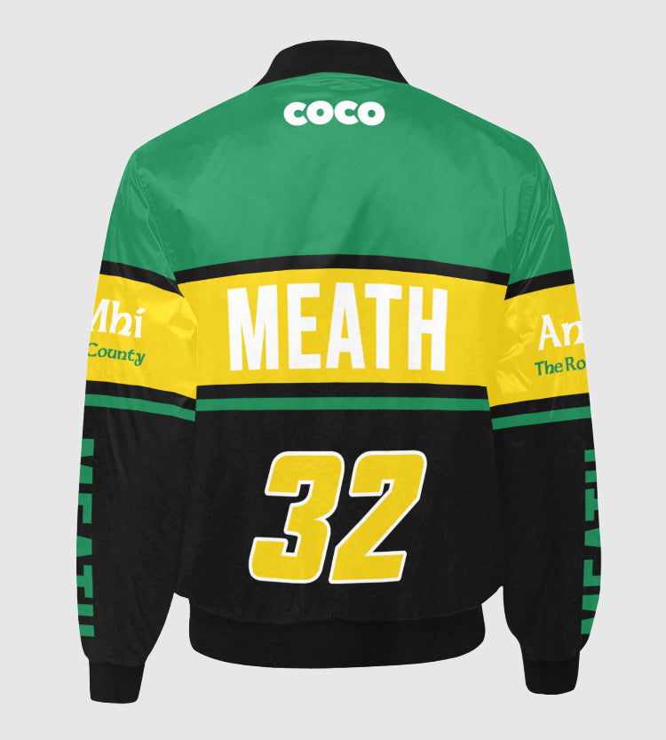 County Meath Vintage Quilted Bomber Jacket