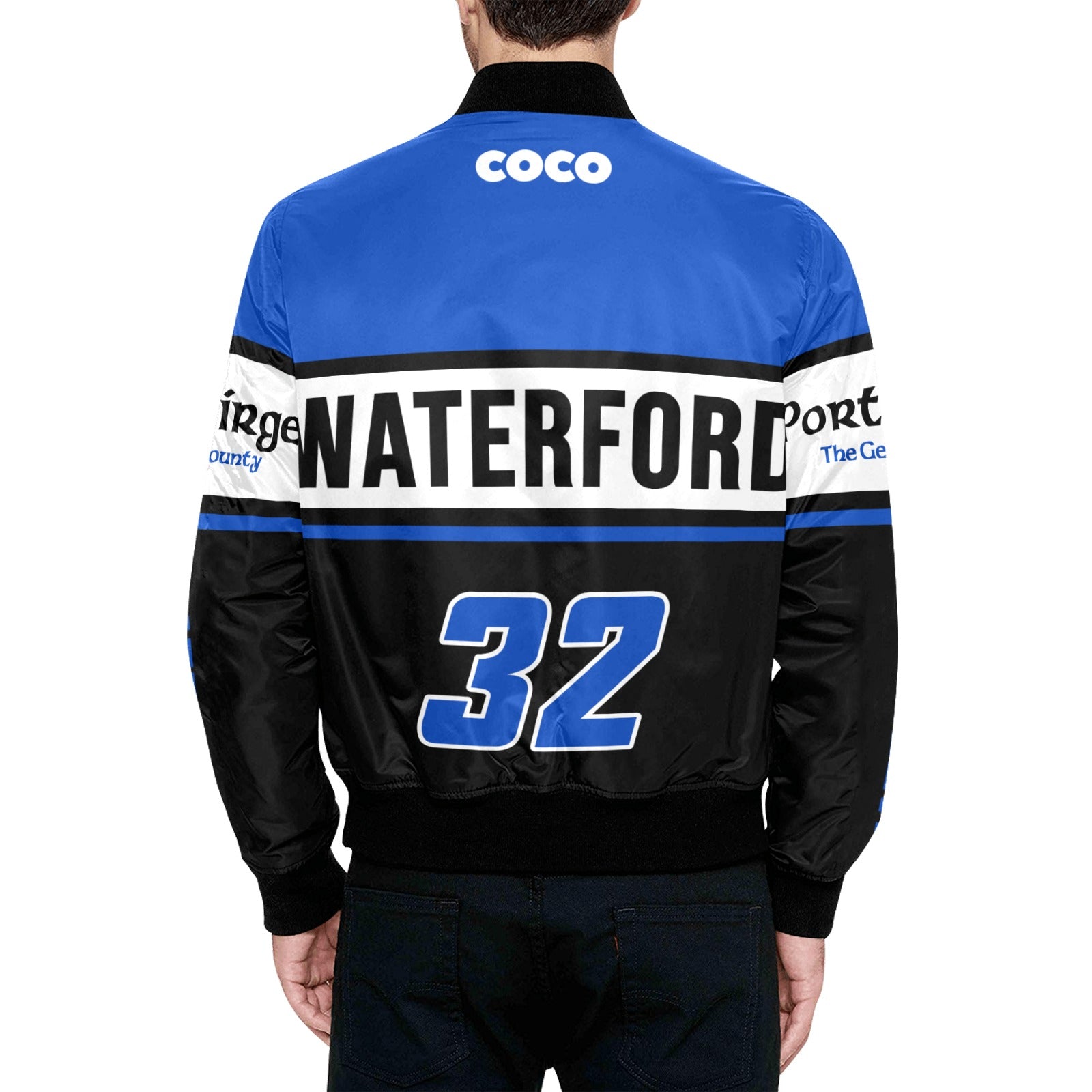 County Waterford Vintage Quilted Bomber Jacket