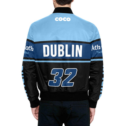 County Dublin Vintage Quilted Bomber Jacket