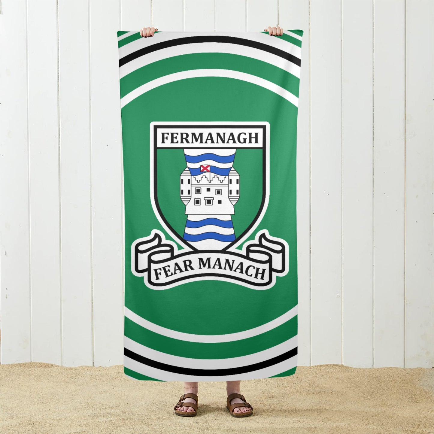 County Fermanagh Pulse Beach Towel