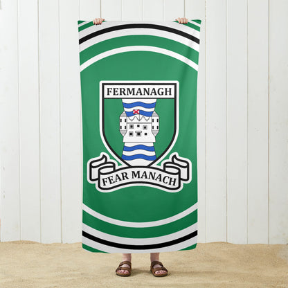 County Fermanagh Pulse Beach Towel