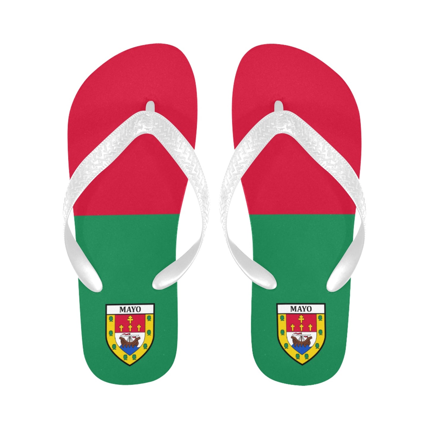 County Mayo Classic Crest Flip Flops