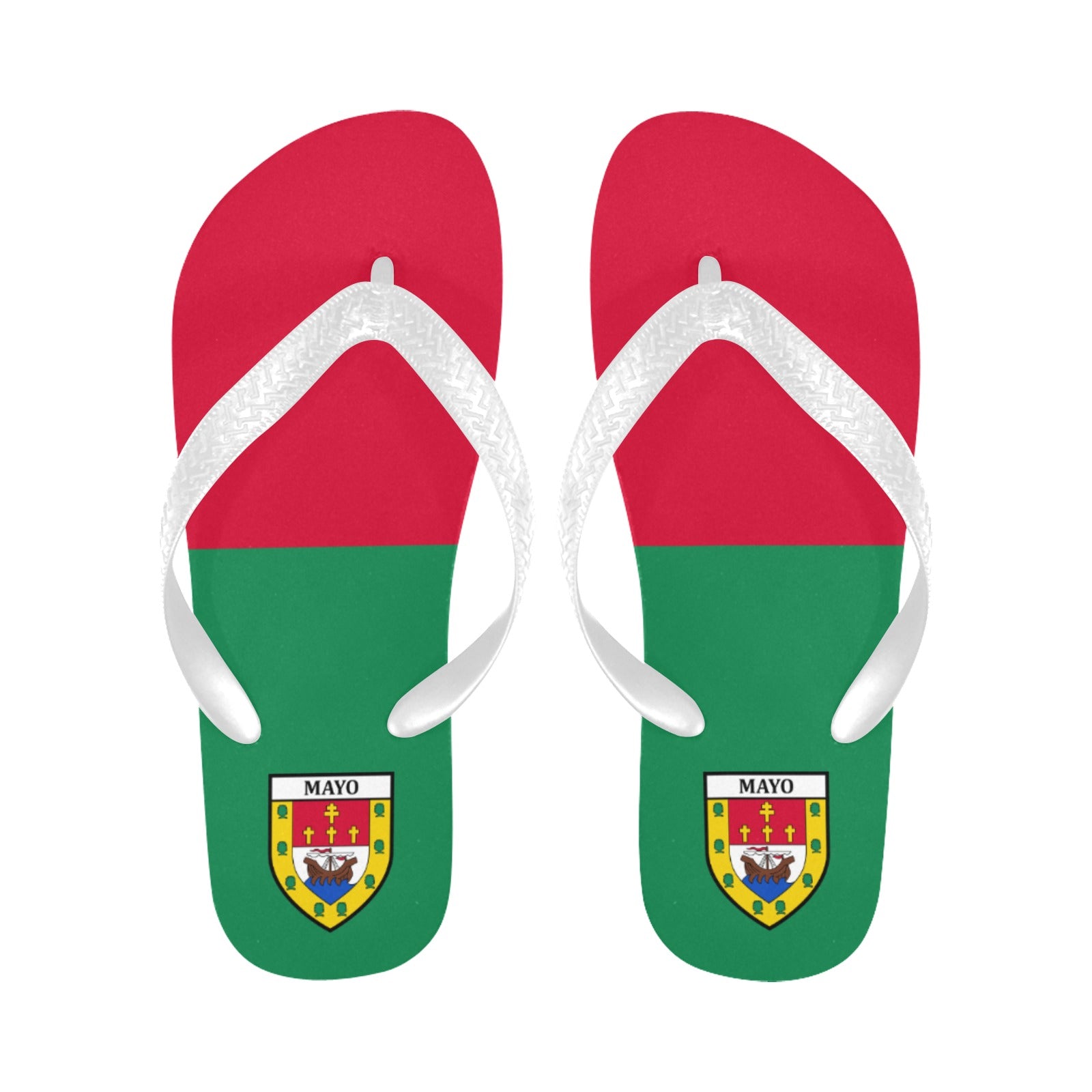 County Mayo Classic Crest Flip Flops