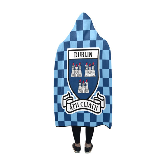 County Dublin Premium Chequered Hooded Blanket