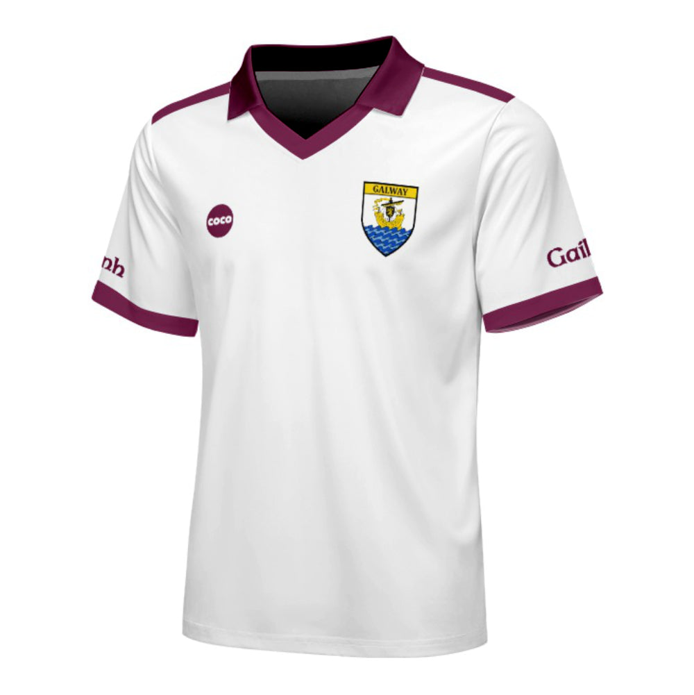 County Galway Retro Jersey Away - Kids Age 9-10