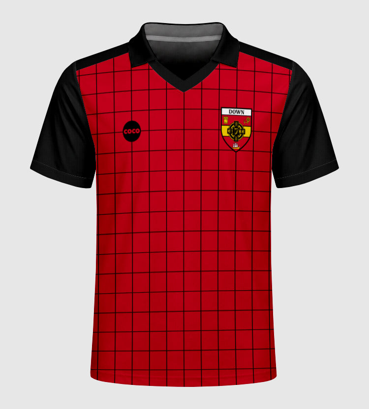 County Down Retro Jersey Home - Kids