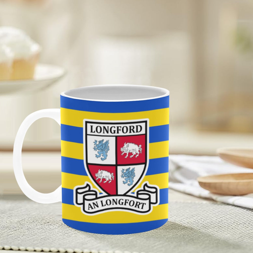 County Longford Retro Stripes Mug