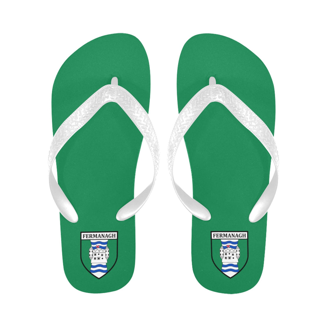 County Fermanagh Classic Crest Flip Flops