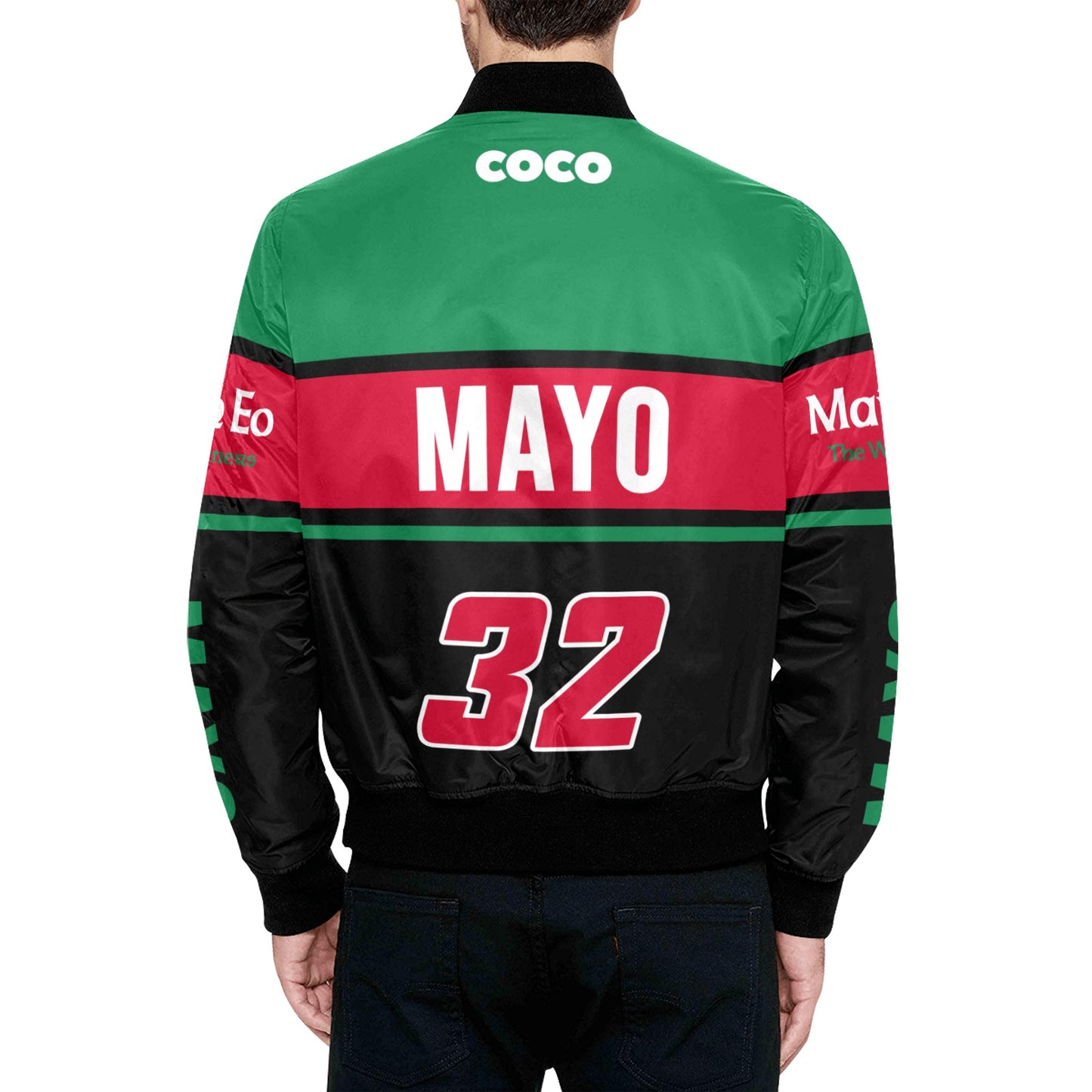 County Mayo Vintage Quilted Bomber Jacket