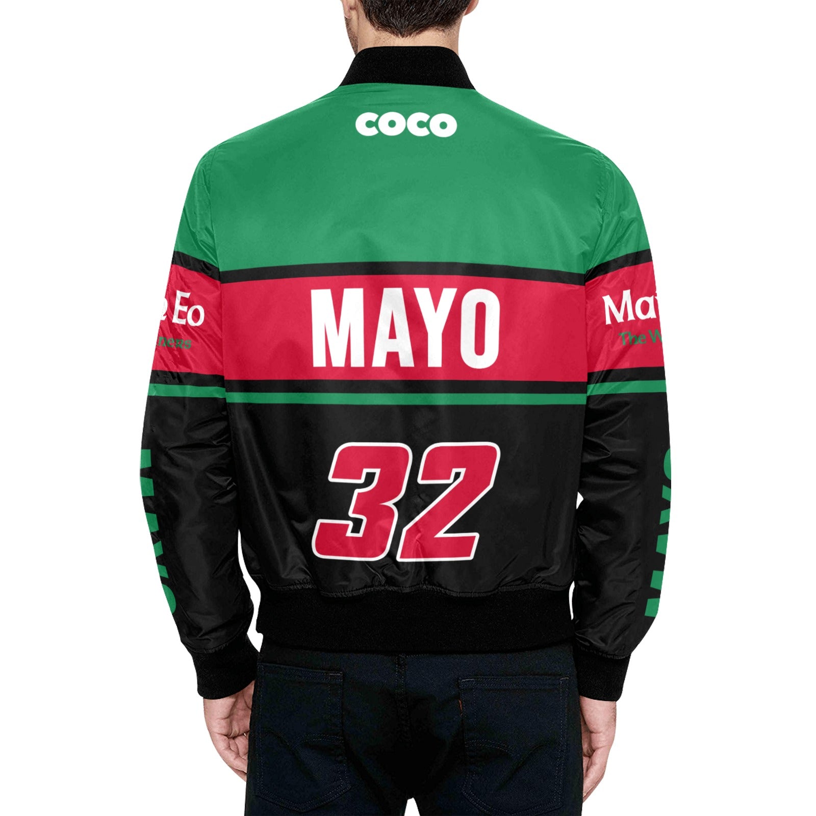 County Mayo Vintage Quilted Bomber Jacket