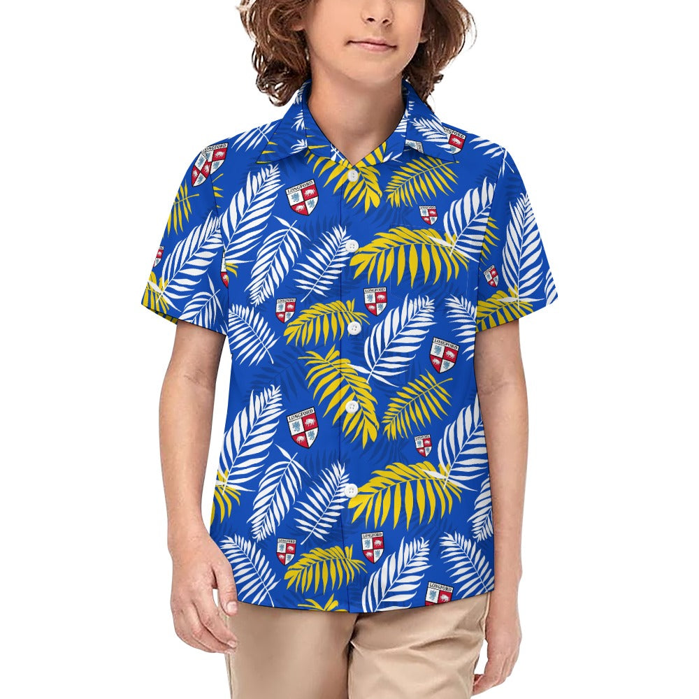 County Longford Hawaiian Button Up Shirt - Kids