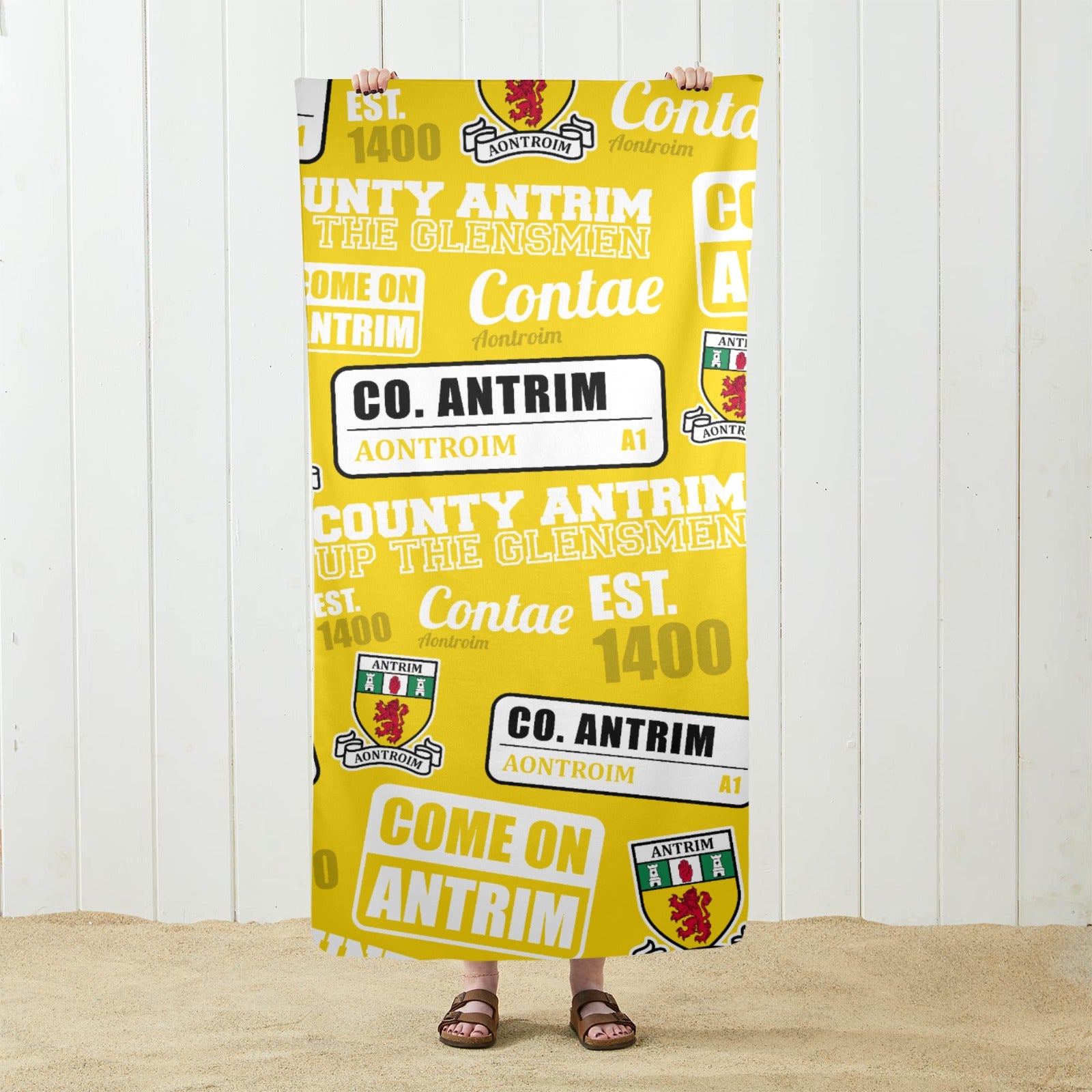 County Antrim Ultimate Beach Towel