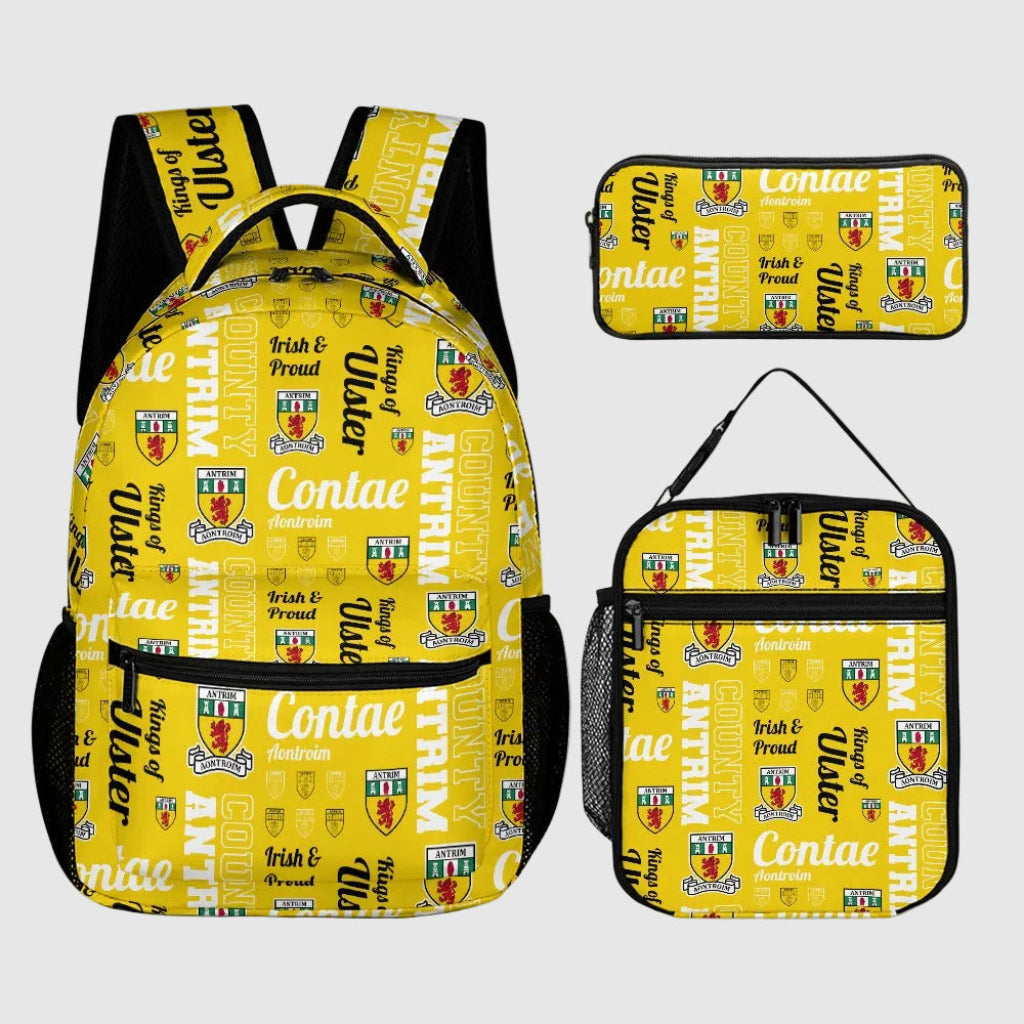 County Antrim Backpack, Lunch Bag & Pencil Case Set