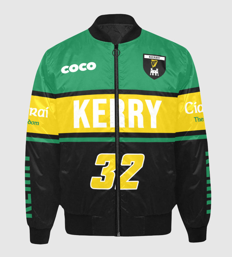 County Kerry Vintage Quilted Bomber Jacket
